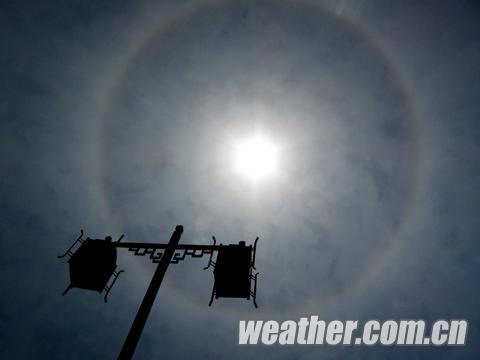 银川日晕 银川日晕