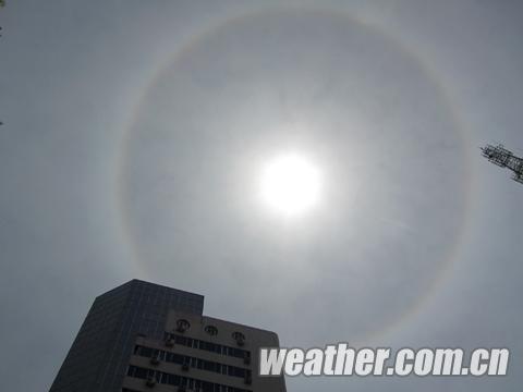 银川日晕 银川日晕