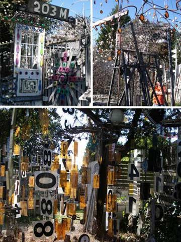 回收废品户外艺术走廊 回收废品户外艺术走廊