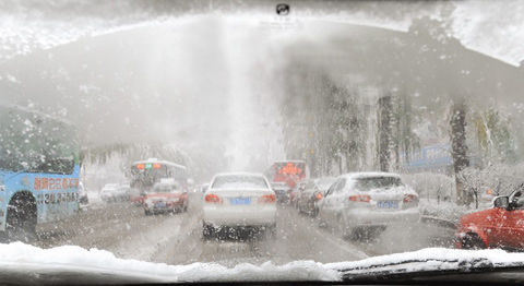 山西迎来入冬第一场雪 山西迎来入冬第一场雪